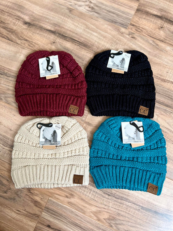 CC PONYTAIL BEANIES