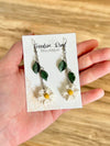 DAISY DANGLE CLAY EARRINGS