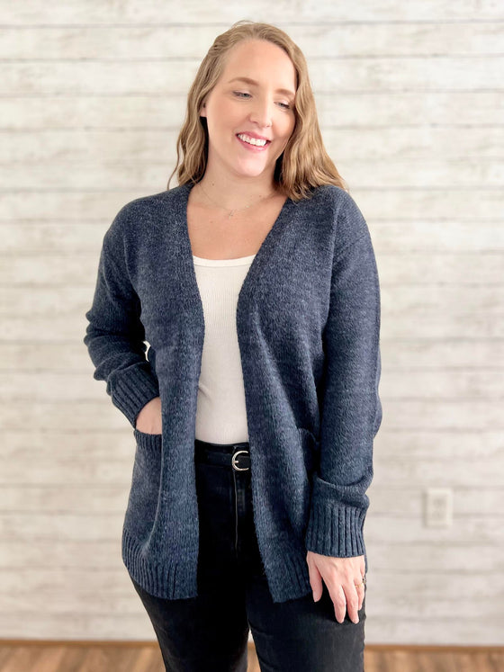 OPEN FRONT SWEATER CARDIGAN