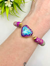 HEART JASPER BEADED BRACELETS