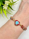 HEART JASPER BEADED BRACELETS