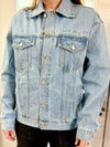WHAT A FRIEND IN JESUS DENIM JACKET