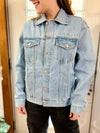 WHAT A FRIEND IN JESUS DENIM JACKET