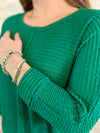 LIGHTWEIGHT GREEN SWEATER SHIRT