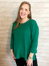 LIGHTWEIGHT GREEN SWEATER SHIRT