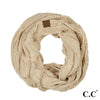 New Beige Infinity Scarf