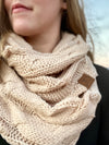 New Beige Infinity Scarf