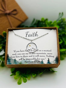  MUSTARD SEED GIFT BOX NECKLACE